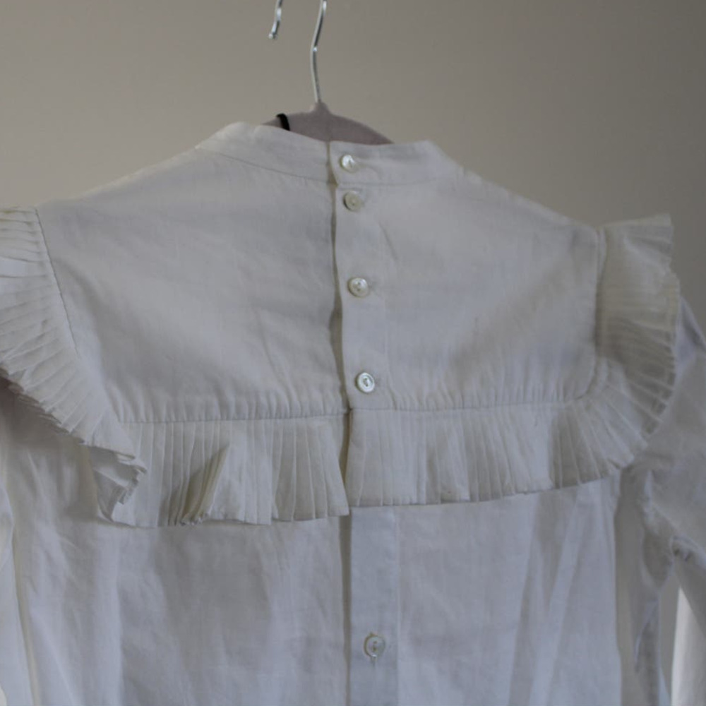 Bonpoint White Ruffled Blouse - Picture 8 of 13